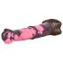 Varenis Zirga Spēks - silikona dildo 24cm (brūns-rozā)
