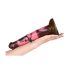 Varenis Zirga Spēks - silikona dildo 24cm (brūns-rozā)