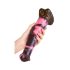 Varenis Zirga Spēks - silikona dildo 24cm (brūns-rozā)