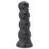 Galvaskausa dildo - 22 cm (melns)