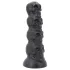 Topped Monster - galvaskausa dildo - 22 cm (melns)