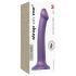 Strap-on-me Metāliska Spīduma M - ādai draudzīgs dildo (metāla violets)