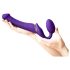 Strap-on-me M - bezsiksnas stiprināms vibrators (violets)