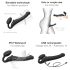 Strap-on-me M - uzvēršams vibrators - vidējs (melns)