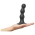 Strap-on-me Bumbas M - lodveida piesūcekņu dildo (melns)