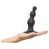 Strap-on-me Pērlīšu S - lodīšu, piesūcekņa dildo (melns)