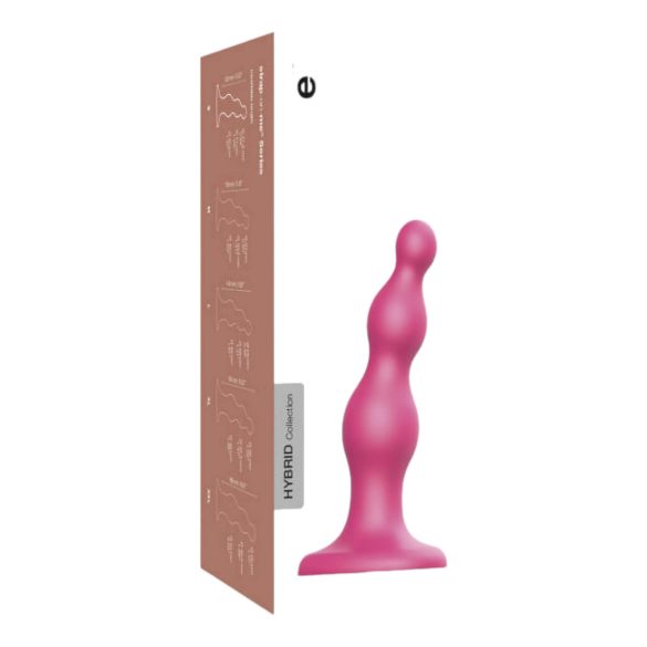 Strap-on-me Krelles S - pērlīšu piesūcekņa dildo (rozā)