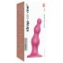 Strap-on-me Pērlīšu Dildo M ar Piestiprinājumu (rozā)