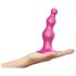 Strap-on-me Pērlīšu Dildo M ar Piestiprinājumu (rozā)