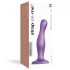 Strap-on-me Curvy M - viļņveida, piesūcekņa dildo (violets)