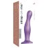 / Strap-on-me Curvy L - viļņveida piepūšamais dildo ar piesūcekni (violets)