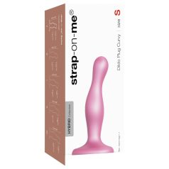   Strap-on-me Curvy S - viļņains, ar piesūcekni aprīkots dildo (rozā)