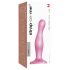 Strap-on-me Curvy M - viļņots, ar piesūcekni dildo (rozā)