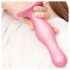Strap-on-me Curvy M - viļņots, ar piesūcekni dildo (rozā)