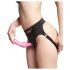Strap-on-me Curvy M - viļņots, ar piesūcekni dildo (rozā)