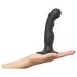 Strap-on-me P&G S - izliektā piesūcekņa dildo (melns)
