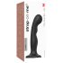 Strap-on-me P&G M - izliekts, piesūceknis dildo (melns)