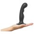 Strap-on-me P&G M - izliekts, piesūceknis dildo (melns)
