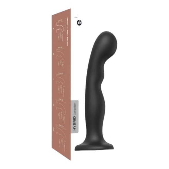 Strap-on-me P&G L - izliekts, piesūcekņa dildo (melns)