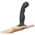 Strap-on-me P&G L - izliekts, piesūcekņa dildo (melns)