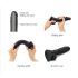 Strap-on-me S - dubultā slāņa, piesūcekņa dildo (melns)