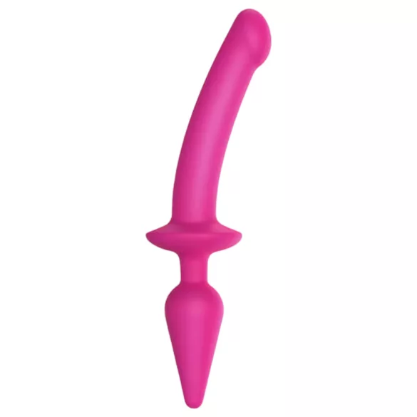 Strap-on-me Switch Semi-Realistic L - 2in1 silikona dildo (rozā)