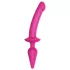 Strap-on-me Switch Semi-Realistic L - 2in1 silikona dildo (rozā)
