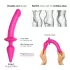 Strap-on-me Switch Semi-Realistic L - 2in1 silikona dildo (rozā)