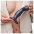 Strap-on-me Snaky M - izliektā anālā dildo (zils)