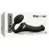 Strap-on-me M – gaisa viļņu uzpūšamais vibrators (melns)