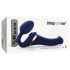 Strap-on-me S - uzspraužams gaisa viļņu vibrators - (zils)