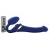 Strap-on-me M - uzvelkams, gaisa viļņu vibrators (zils)