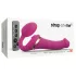 Strap-on-me M - uzliekams, gaisa viļņu vibrators (rozā)