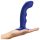 Strap-on G punktam: ūdensnecaurlaidīgs, pulzējošs vibrators (zils)