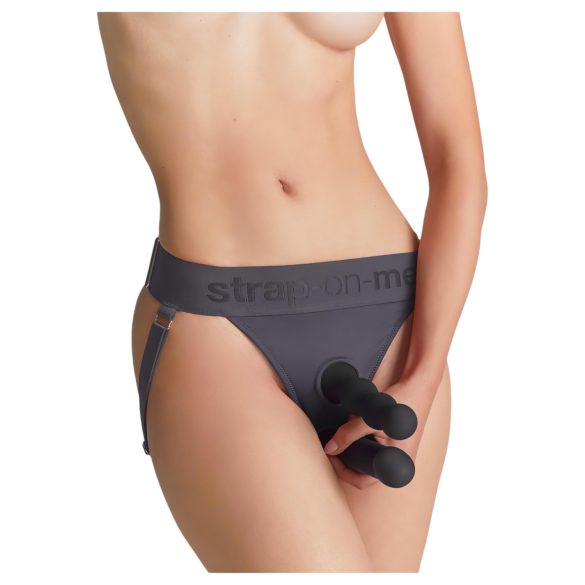 Strap-on-me - apakšbikses stiprināmajam dildo - XS-XXL (pelēks)