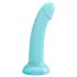 Nakts Kritums: zvaigžņots piesūcekņa dildo (tirkīzzils)