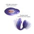 Wonderlover - klitora un G-punkta vibrators (metāliska violeta)