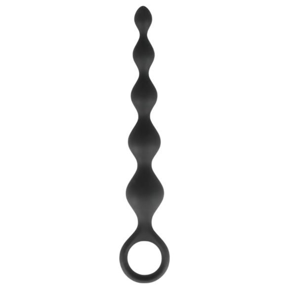 Dorcel Deep Feel - Pērlains anālais dildo (melns)