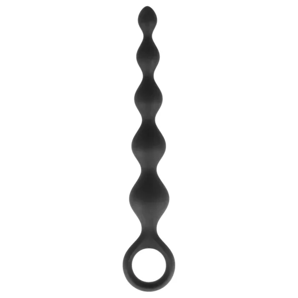 Dorcel Deep Feel - pērlīšu anālais dildo (melns)