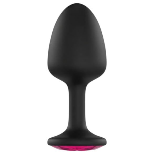 Dorcel Geišas spraudnis Ruby L - rozā dārgakmens (melns)