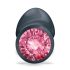 Dorcel Geišas spraudnis Ruby L - rozā dārgakmens (melns)