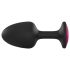 Dorcel Geišas spraudnis Ruby L - rozā dārgakmens (melns)
