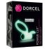 Dorcel - Gaismojošs vibrējošs gredzens (balts)
