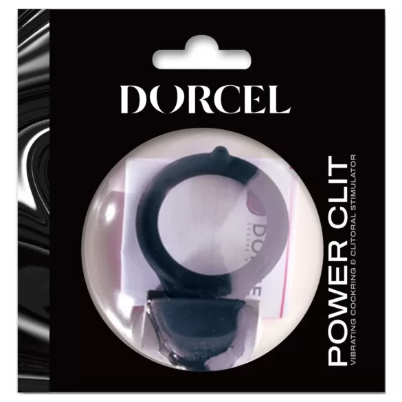 Dorcel Power Clit - vibrējošs gredzens (melns)