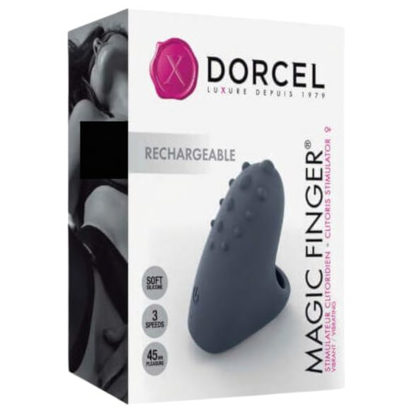 Dorcel Magic Finger - akumulatora pirksta vibrators (pelēks)