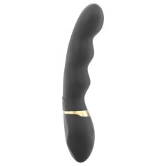 Dorcel vibrators ar 3 motoriem, uzlādējams, melns-zelta