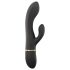 Dorcel Glam Rabbit - melnais klitora vibrators ar akumulatoru