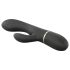 Dorcel Glam Rabbit - melnais klitora vibrators ar akumulatoru