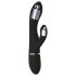 Dorcel Glam Rabbit - melnais klitora vibrators ar akumulatoru