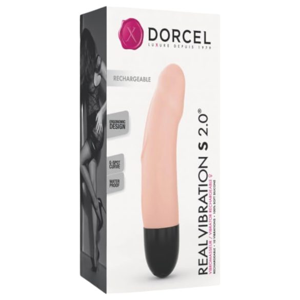 Dorcel Reālais Vibrators S 2.0 - uzlādējamais (dabīgs)